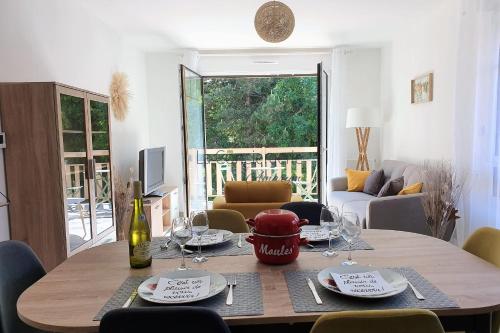 Les Ecureuils bel appartement dans une résidence calme et sécurisée