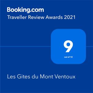 Maison de vacances Les Gites du Mont Ventoux Chemin de Ronde - Hameau des Baux 84410 Bédoin Provence-Alpes-Côte d\'Azur