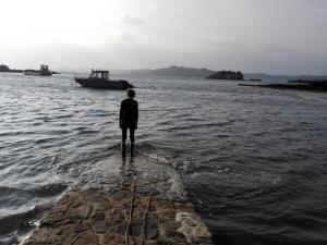 Les îles, le bourg, la plage
