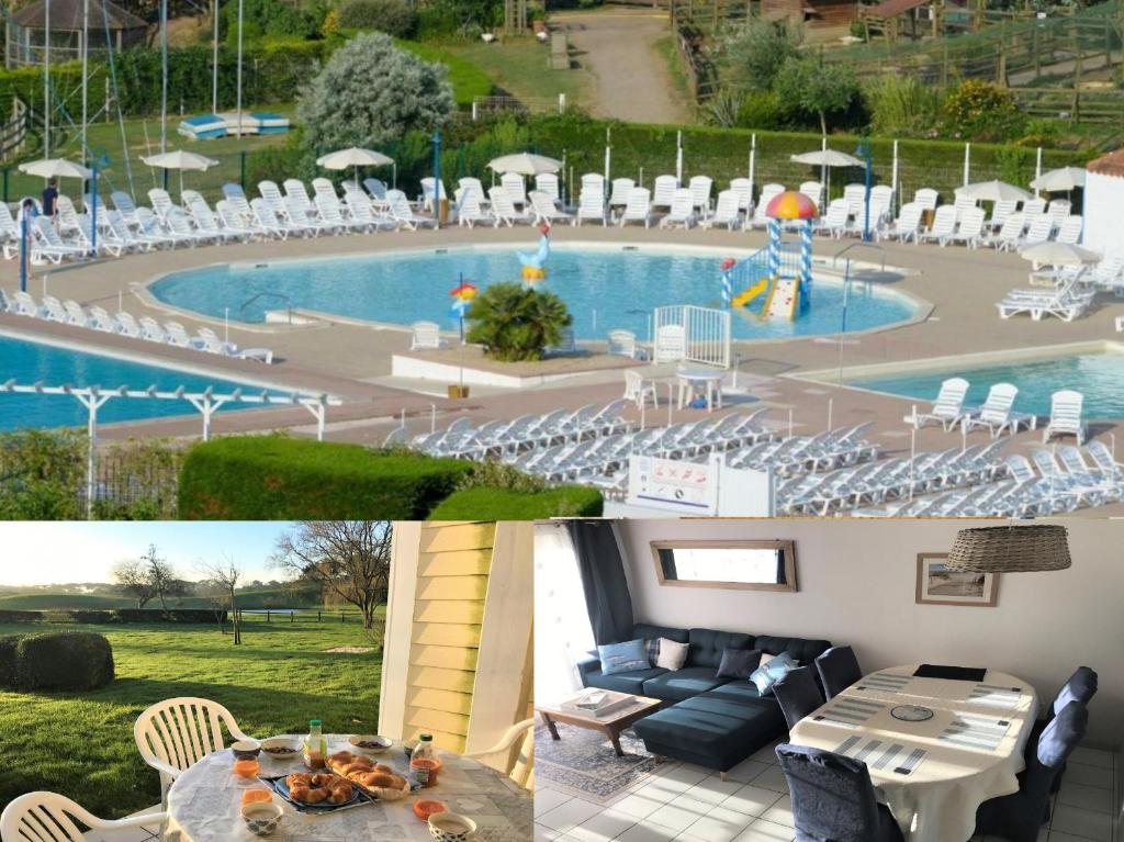 Maison de vacances LES MERIDIENNES 21 - Bourgenay - Piscines DE LA MINE 85440 Saint-Jean-dʼOrbetiers