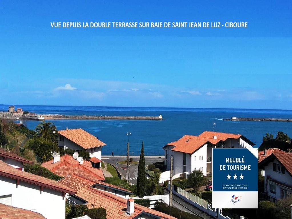 Maison de vacances LOCBASQUE-COM - BEGIAK URAN - Villa Les Yeux Dans L'eau 3 ETOILES - WIFI 9 Avenue De L'escale 64500 Saint-Jean-de-Luz