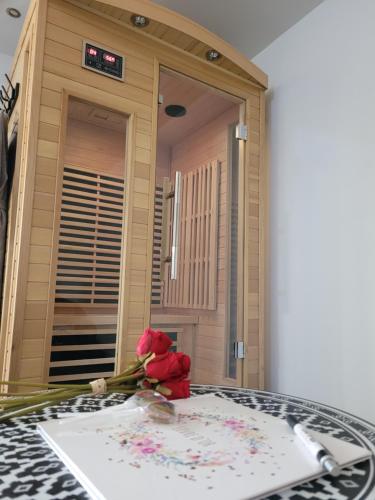 Logement cocooning avec jacuzzi et sauna privatifs