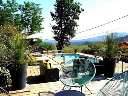 Magnificent cottage in Payzac with heated pool