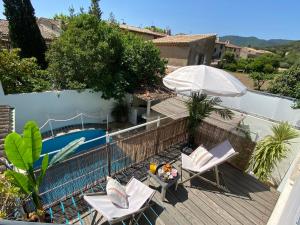 Maison de vacances Magnifique maison de village 95m2 avec piscine privée 1 Avenue du Général Leclerc 83120 Le Plan-de-la-Tour Provence-Alpes-Côte d\'Azur