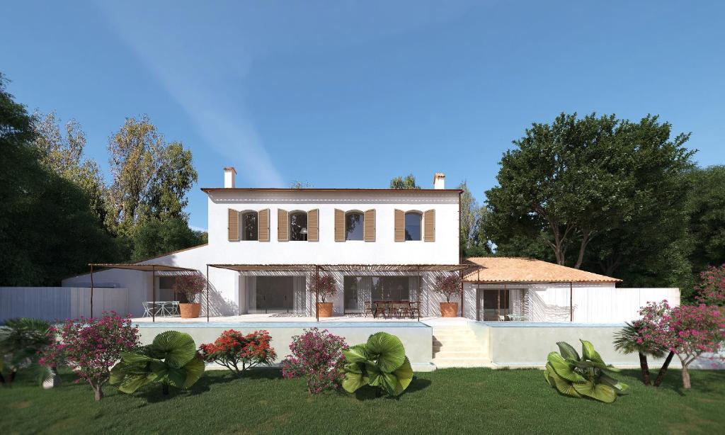 Maison chaleureuse avec cheminée