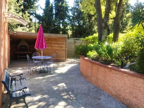 Maison d'une chambre avec terrasse amenagee et wifi a Rodes