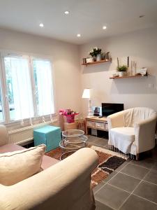 Maison de 2 chambres a Varaville a 400 m de la plage avec jardin clos et wifi