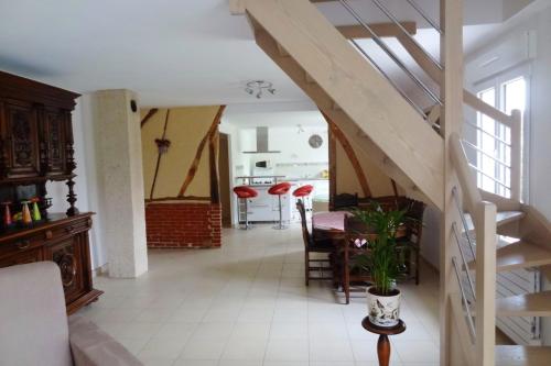 Maison de 2 chambres avec jardin clos et wifi a Berengeville la campagne
