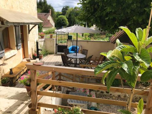 Maison de 2 chambres avec jardin clos et wifi a Chateauvieux
