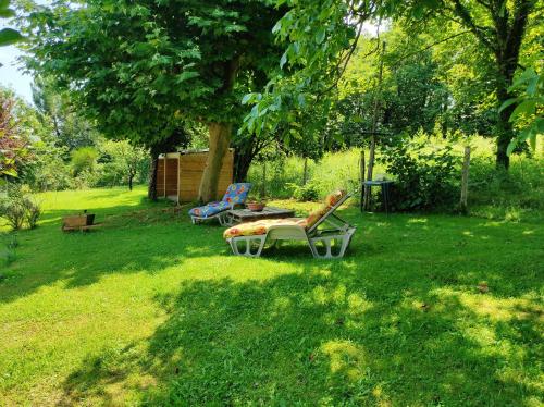Maison de 2 chambres avec jardin clos et wifi a Marcillac Saint Quentin