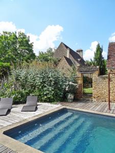 Maison de 2 chambres avec piscine partagee jardin amenage et wifi a Saint Amand de Coly