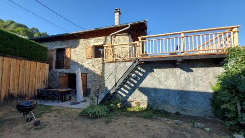 Maison de montagne face aux Arcs