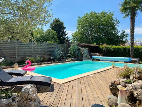 Maison de vacances avec piscine et jacuzzi