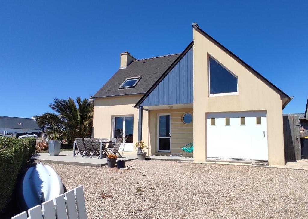 Maison de vacances bord de mer Sibiril Moguériec finistère la villa Léonie Cité Creach ar Lia, 29250 Sibiril