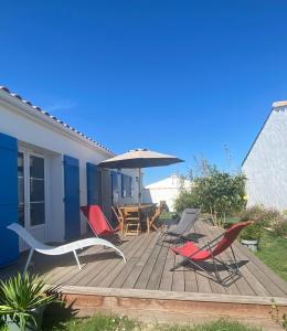 Maison de vacances Maison de vacances Ile de noirmoutier 60 Rue des Écoles (3 impasse du vent d'Amont) 85330 LʼHerbaudière Pays de la Loire