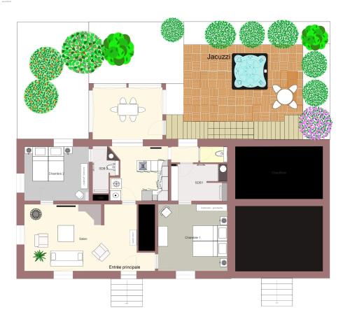 Maison des écluses Strasbourg F3 90m2 Jacuzzi Climatisation