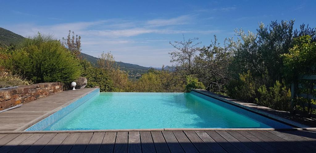 Maison du Caroux, with a pool with an amazing view Les Coustilles, 34390 Saint-Martin-de-lʼArçon