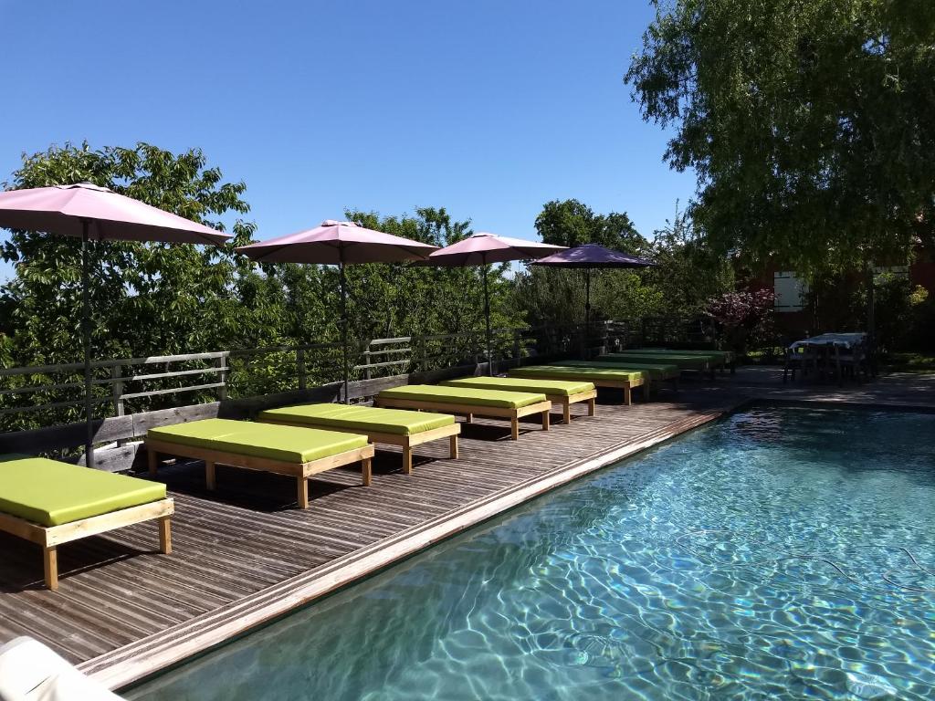 Maison entre Le Pyla et Arcachon, piscine commune