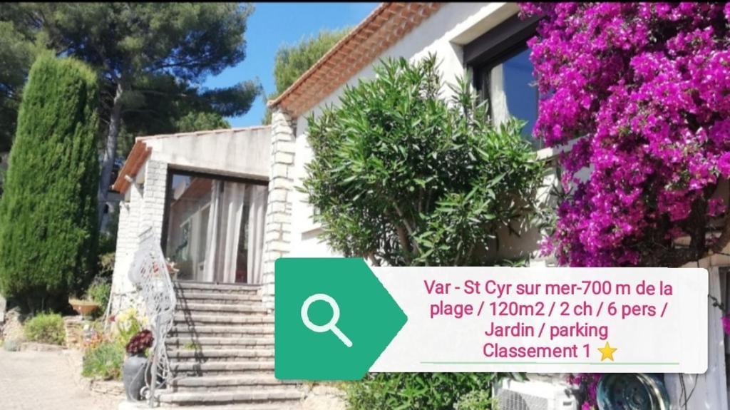 Maison de vacances Maison familiale Jardin parking, 10 min plage, 1* 352 Chemin de Sorba 83270 Saint-Cyr-sur-Mer