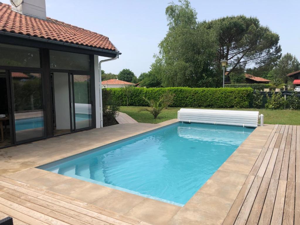 Maison landaise moderne piscine chauffée spa 178 Rue des Alaoudes, 40170 Lit-et-Mixe