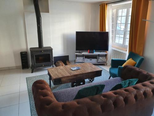 Maison normande de charme, cheminée, à 5 minutes de Giverny