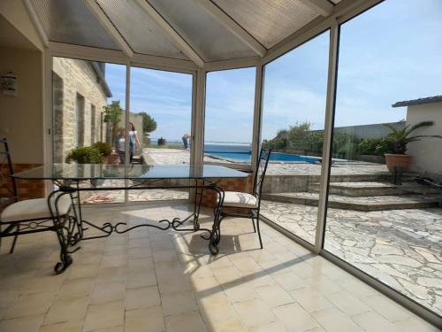 Maison vue mer et piscine