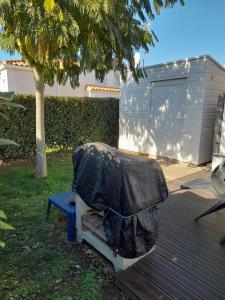 Maisonnette à deux pas de la plage dans résidence calme