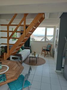 Maisonnette VUE MER PANORAMIQUE Trestel plage 4 personnes