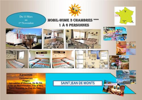 Mobil home 3 chambres a Saint-Jean-de-