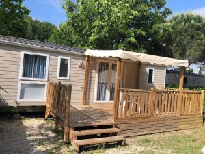 Maison de vacances MOBIL HOME 6 personnes TOUT CONFORT 40 Rue Blaise Cendrars 66750 Saint-Cyprien Languedoc-Roussillon