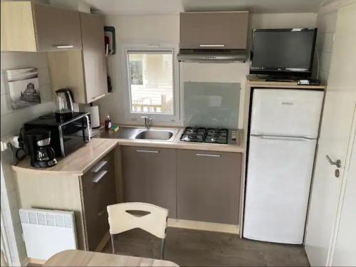 Mobil home familial vue mer !