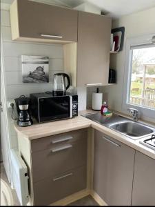 Mobil home familial vue mer !