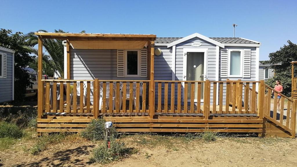Mobile Home 5 people with air conditioning and heating 2 bedrooms 406 Boulevard Francis Vals, 11210 Port-la-Nouvelle