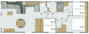 Mobile Home OuiReves 560 facing the Mediterranean