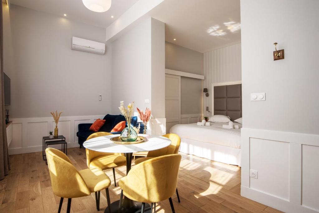 Modern family house with a furnished terrace swimming pool and parking