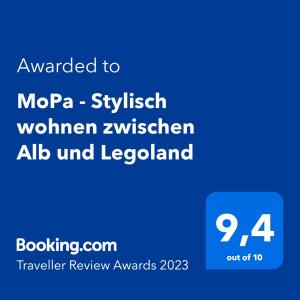 MoPa - Stylisch wohnen zwischen Alb und Legoland