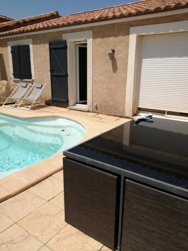 Narbonne plage, maison avec piscine privative