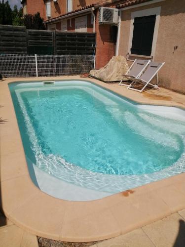 Narbonne plage, maison avec piscine privative