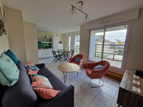 Nice apartment 50m from the beach with balcony and parking, Pléneuf-Val-André