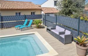 Maison de vacances Nice home in Beaulieu with WiFi, Outdoor swimming pool and Swimming pool  34160 Beaulieu Languedoc-Roussillon