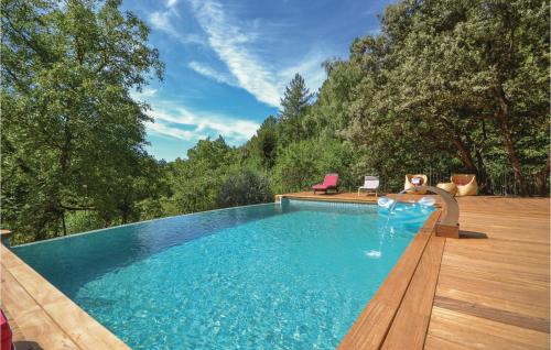 Nice home in Bedousse with 2 Bedrooms and Outdoor swimming pool