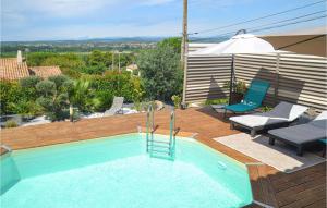 Nice home in Campagnan with WiFi, Private swimming pool and Outdoor swimming pool