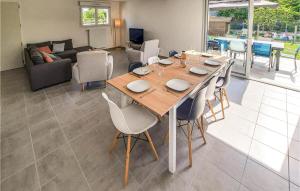 Nice home in Hirel with WiFi and 4 Bedrooms