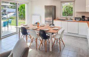 Nice home in Hirel with WiFi and 4 Bedrooms