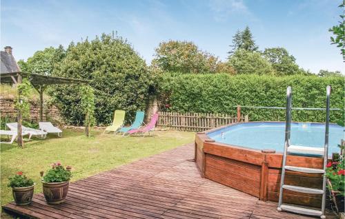 Nice home in Lignol with WiFi, Outdoor swimming pool and Heated swimming pool