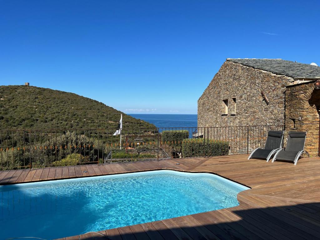 Nice home in Lumio with WiFi, Heated swimming pool and 5 Bedrooms 20260 Lumio