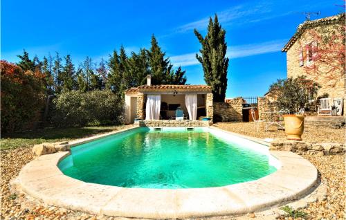 Nice home in Mejannes les Als with WiFi, Private swimming pool and Outdoor swimming pool