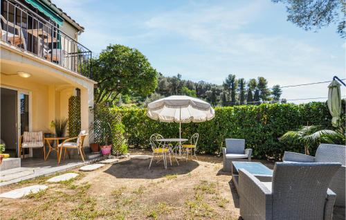 Nice home in Menton with WiFi and 1 Bedrooms