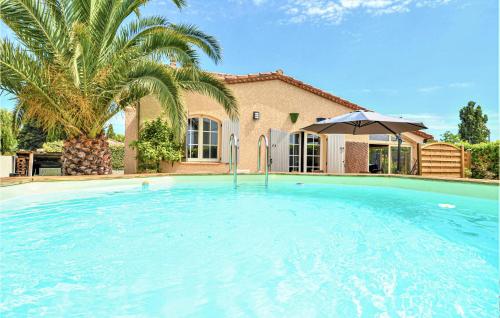 Nice home in Pierrelatte with 4 Bedrooms, WiFi and Outdoor swimming pool