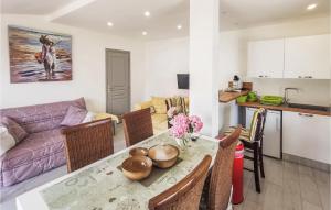 Nice home in Saint Hilaire de Riez with 1 Bedrooms and WiFi